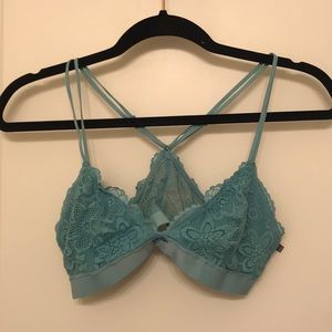 Teal aerie bralette